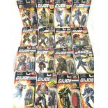 A Collection of Carded G.I Joe Figures.