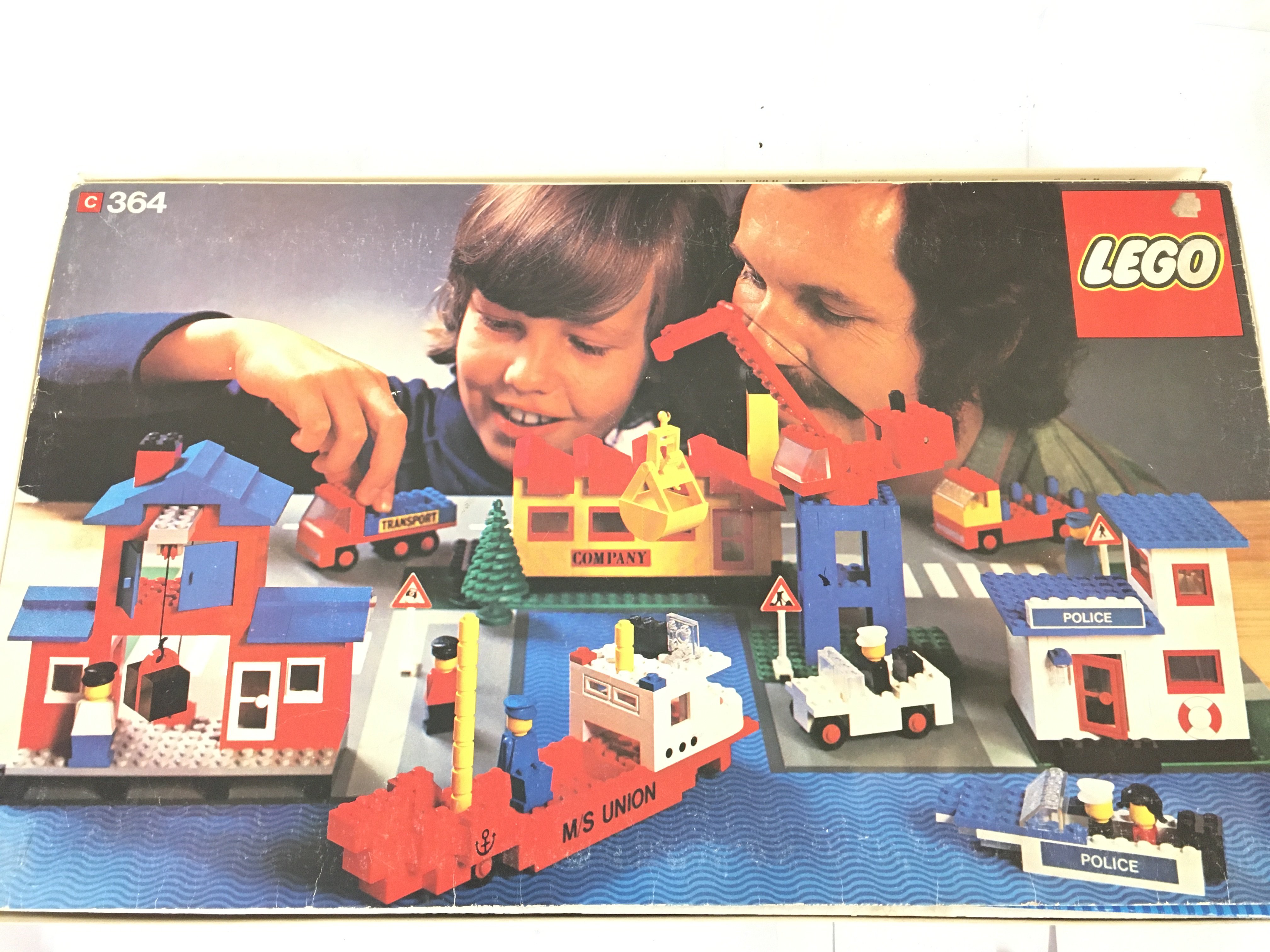 A Boxed Lego Harbour Set C364 1975. Many pieces mi