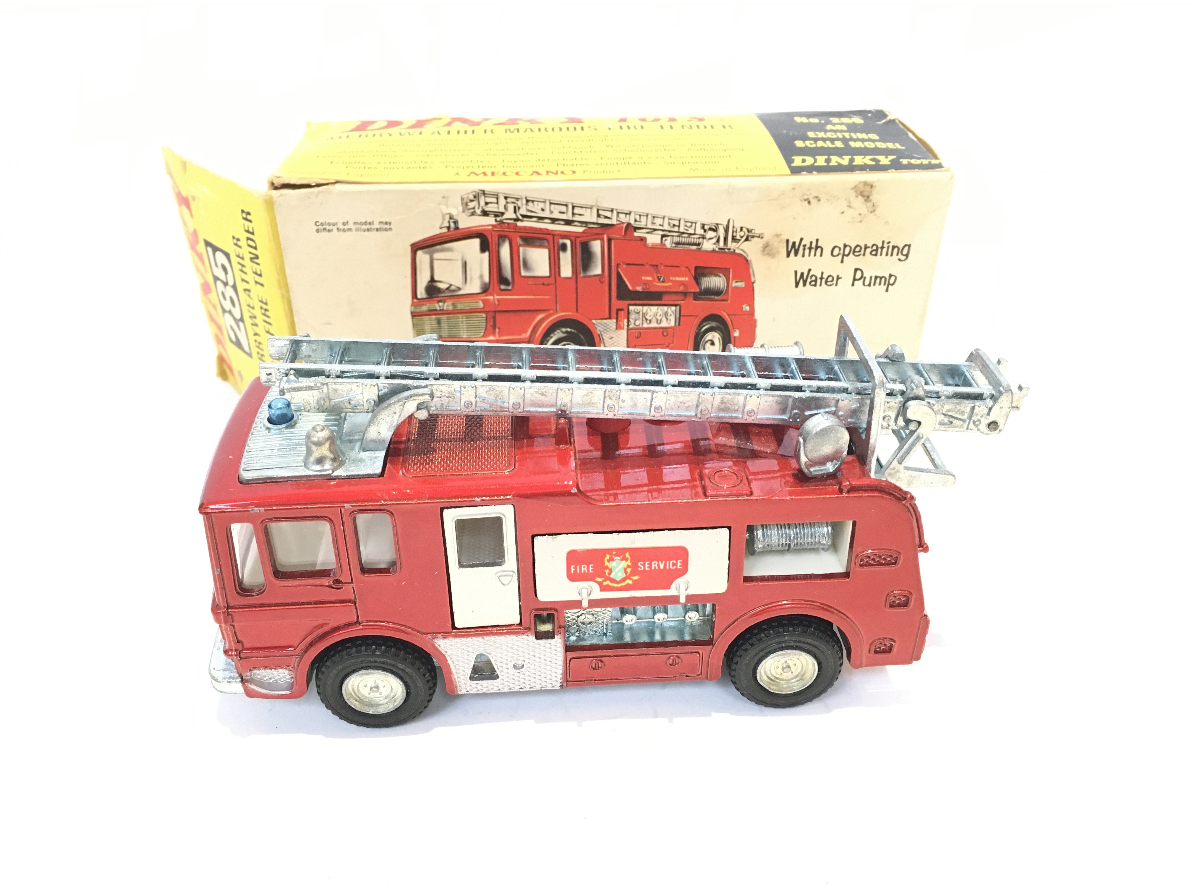 A Boxed Dinky Merryweather Marquis Fire Tender. #2