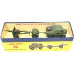 A Boxed Dinky 25-Pounder Field Gun Set #697.