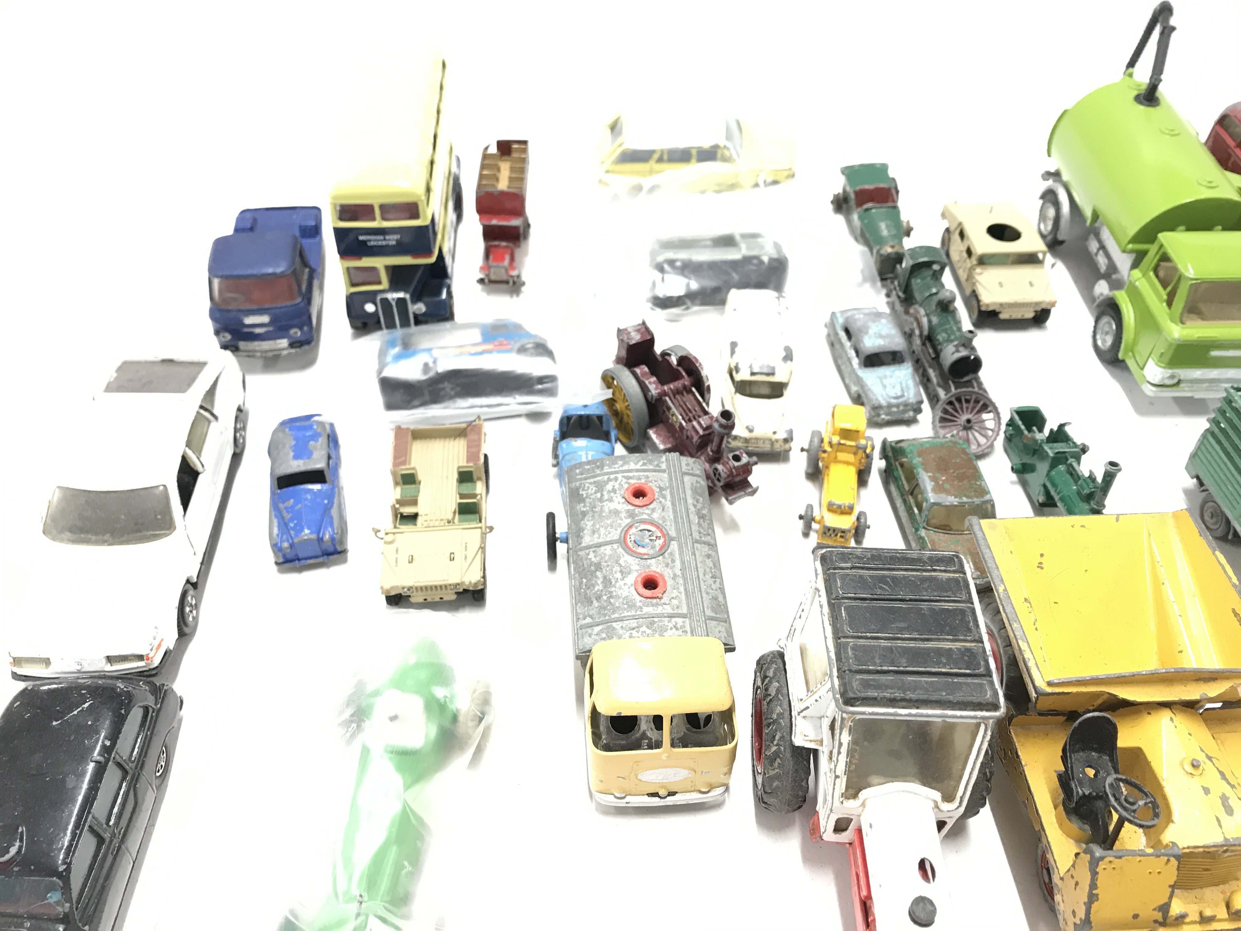 Collection of various loose playworn model vehicles including corgi.dinky and lesney - Image 2 of 3