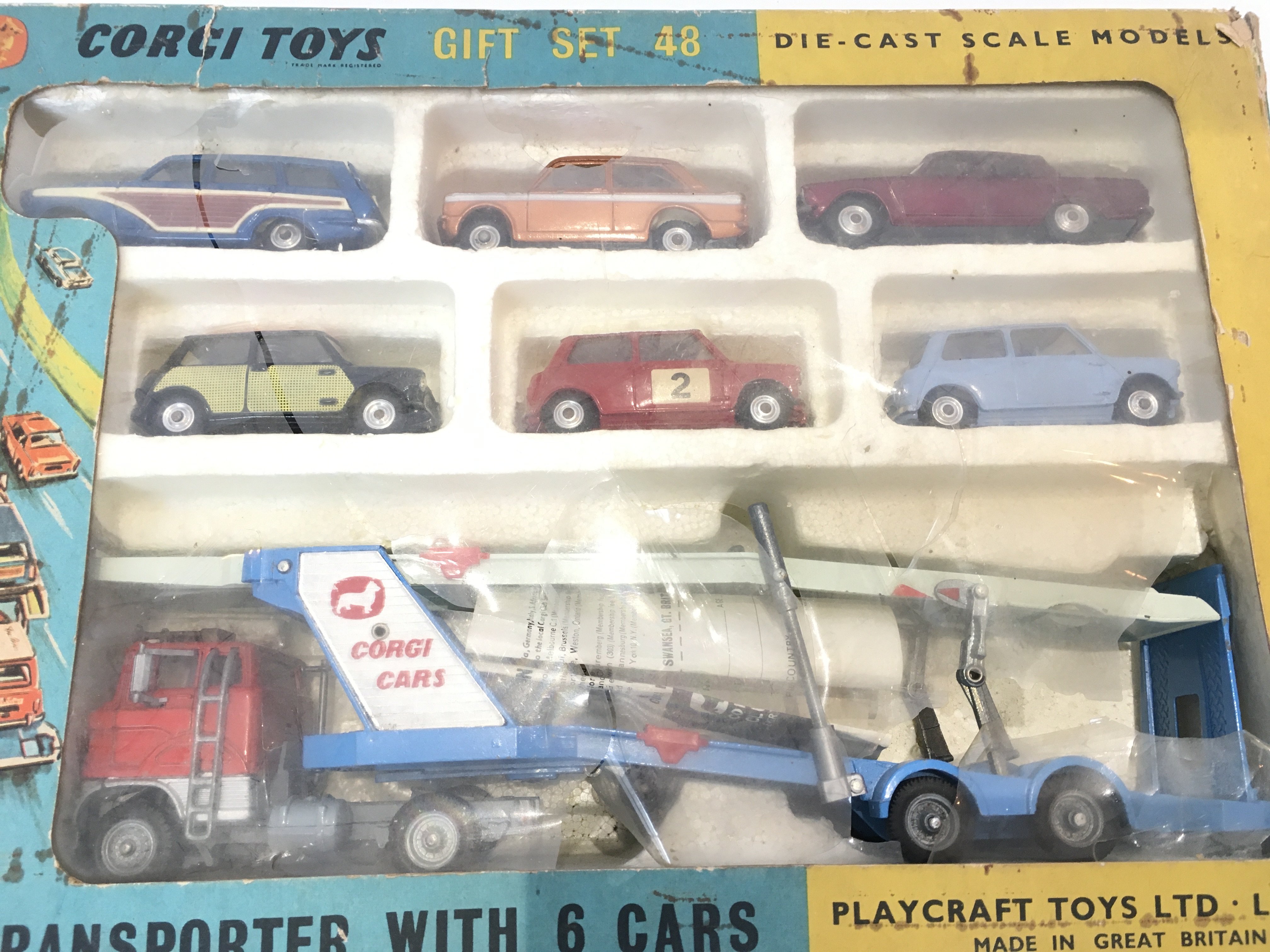 A Boxed Corgi Gift Set #48. Car Transporter with 6 - Image 3 of 3