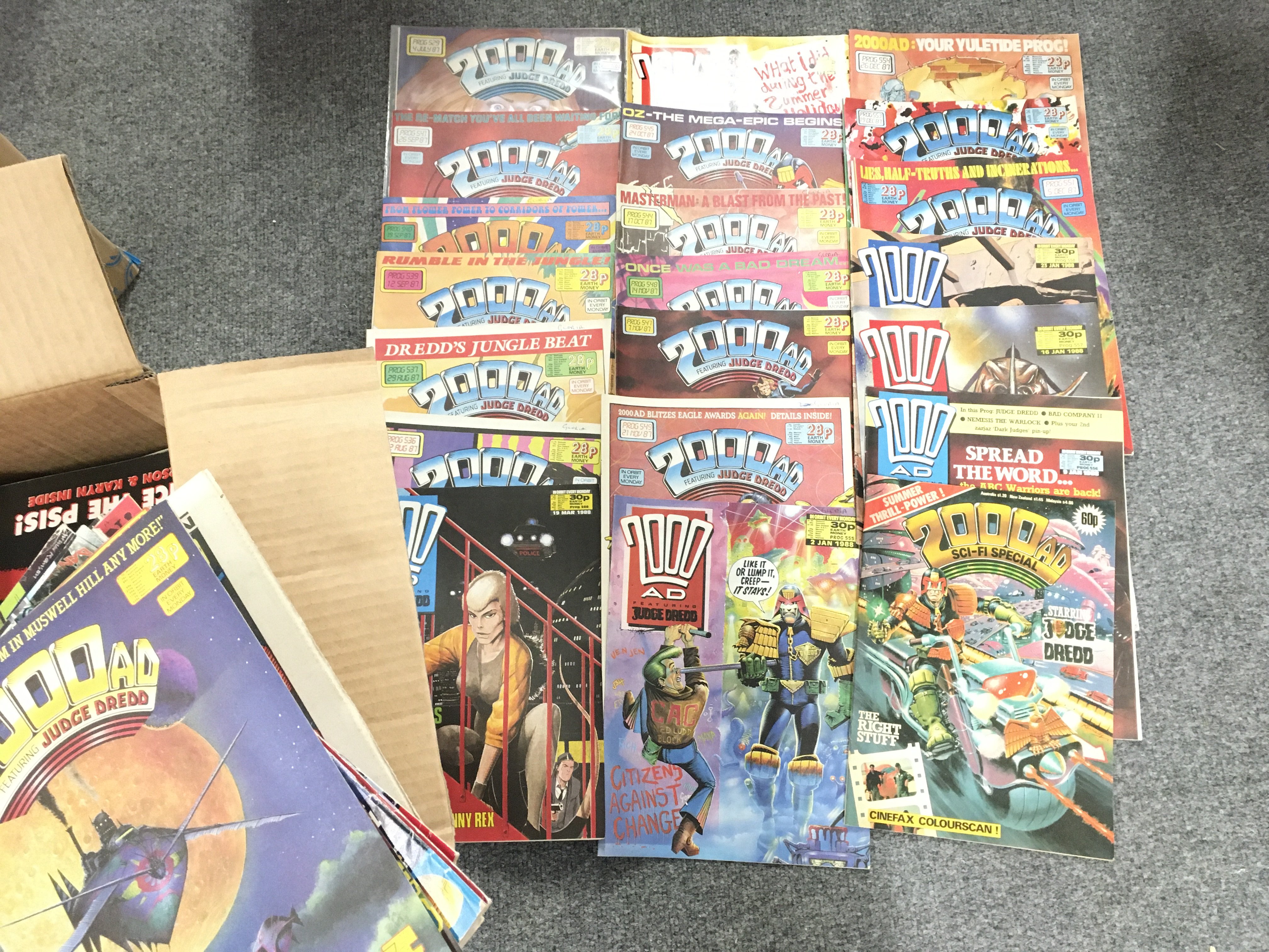 2 Boxes Containing A Collection of 2000 A.D Comics - Image 2 of 3