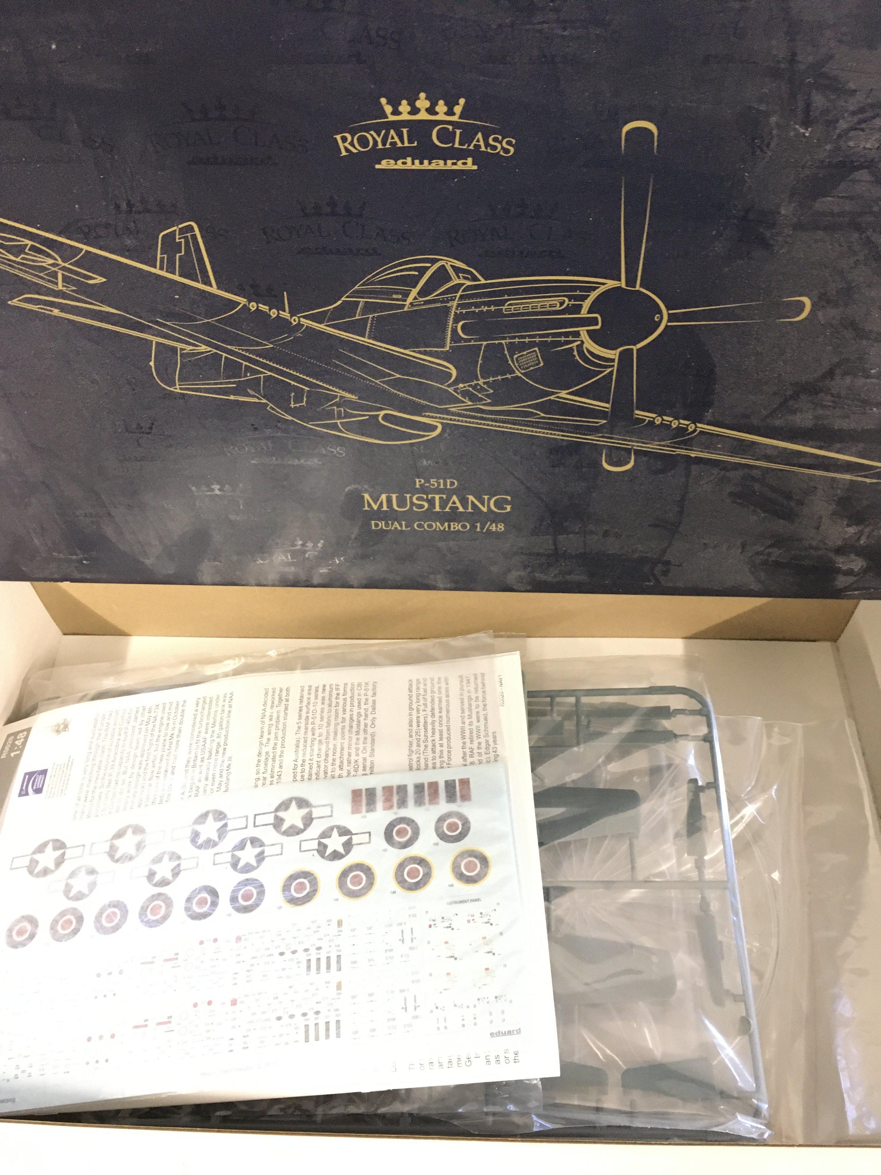 A Boxed Royal Class P-15 Mustang Model Kit 1:48 sc - Image 2 of 3