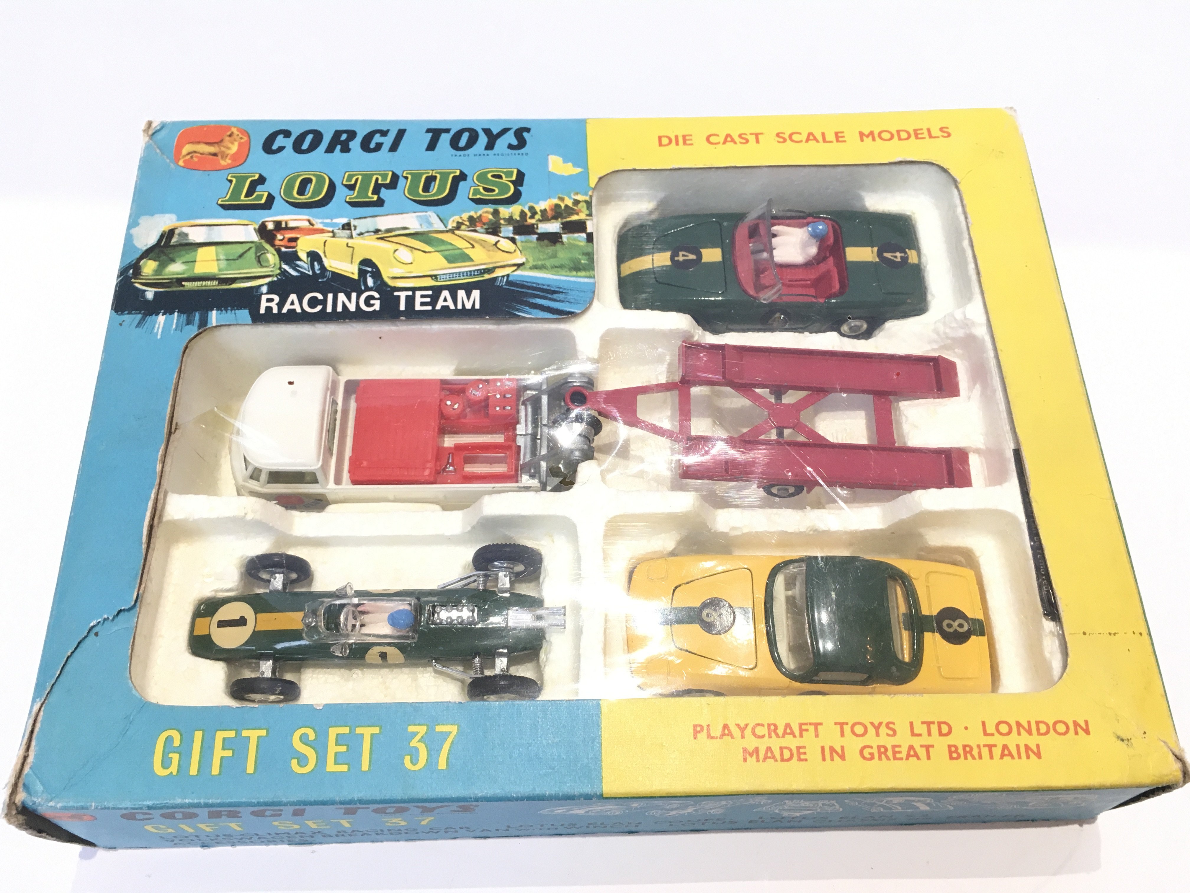 A Boxed Corgi Gift Set #37 Lotus Racing Team. - Image 3 of 3