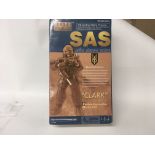 Elite Forces SAS Figure..Clark. Collectable figure in original display box with diecast metal