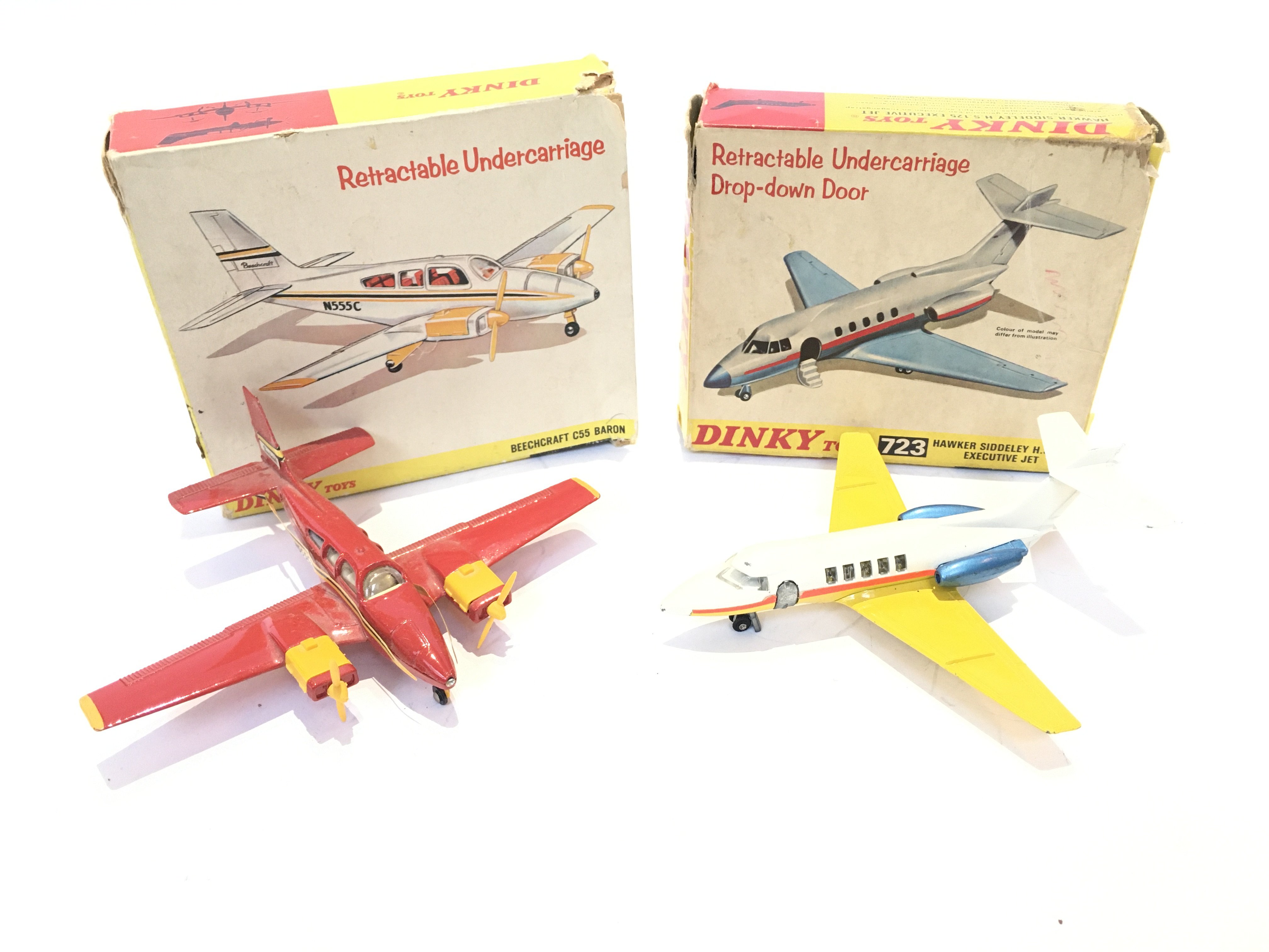 A Boxed Dinky Beechcraft C55 Baron #715. And a Haw