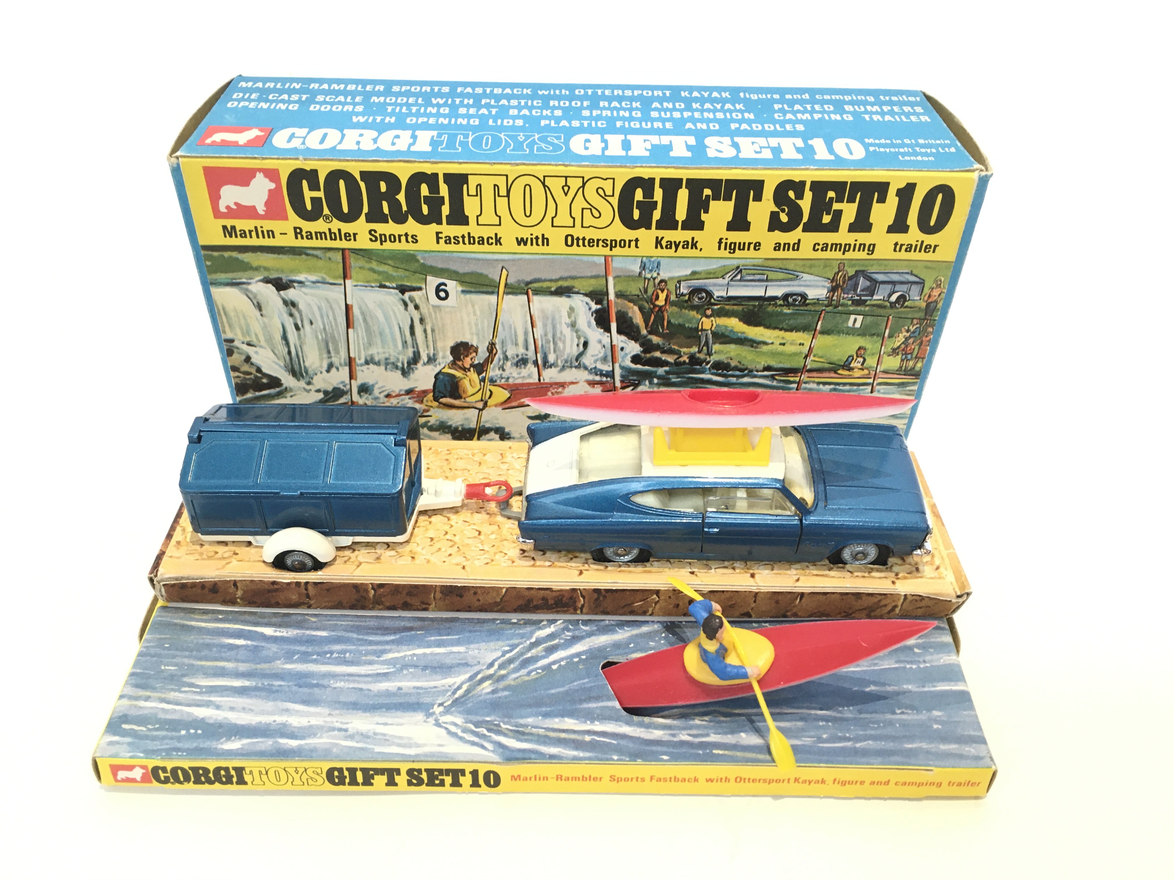 A Boxed Corgi Gift Set 10 Marlin Rambler Sports Fa