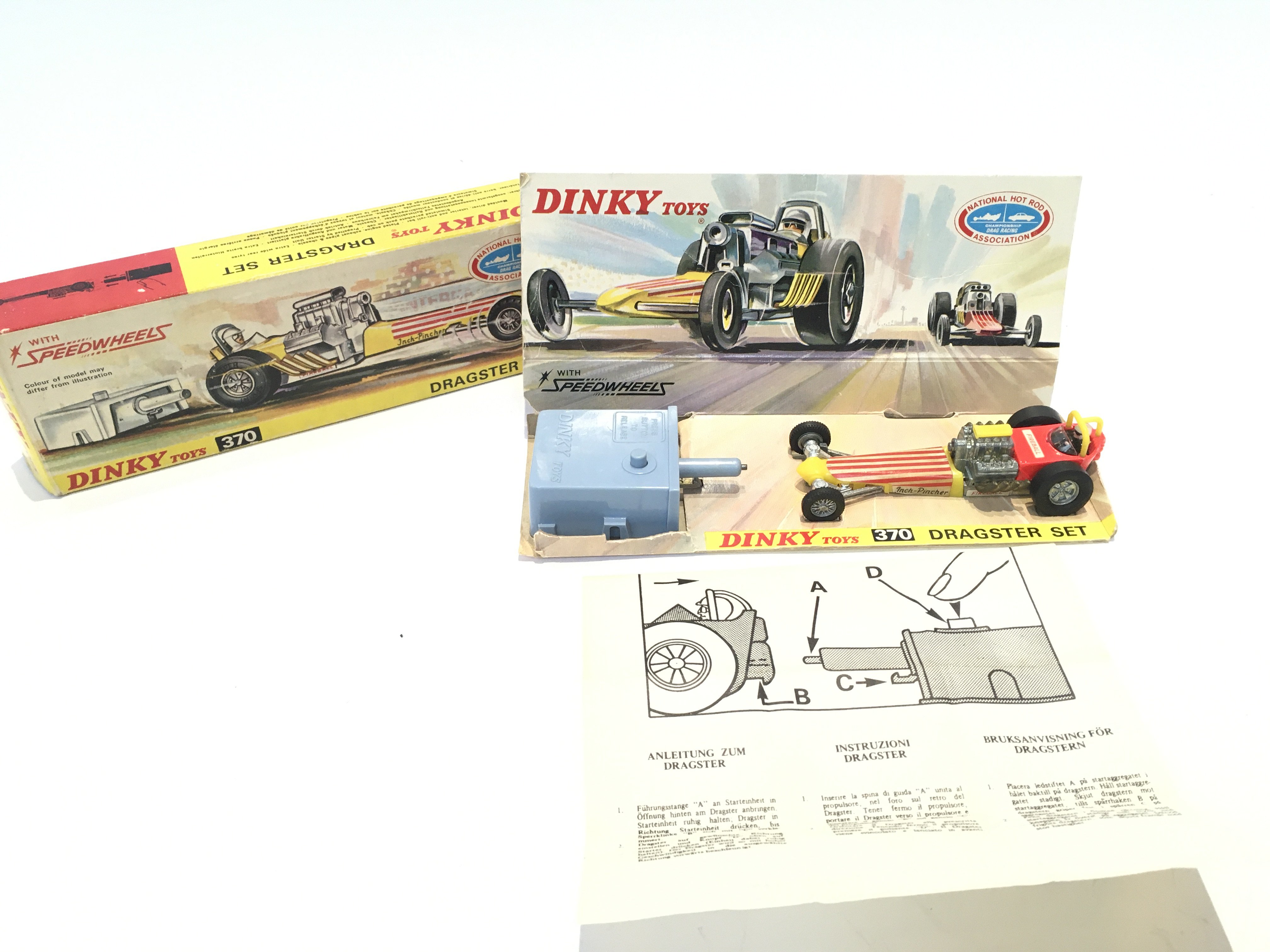 A Boxed Dinky Dragster Set #370