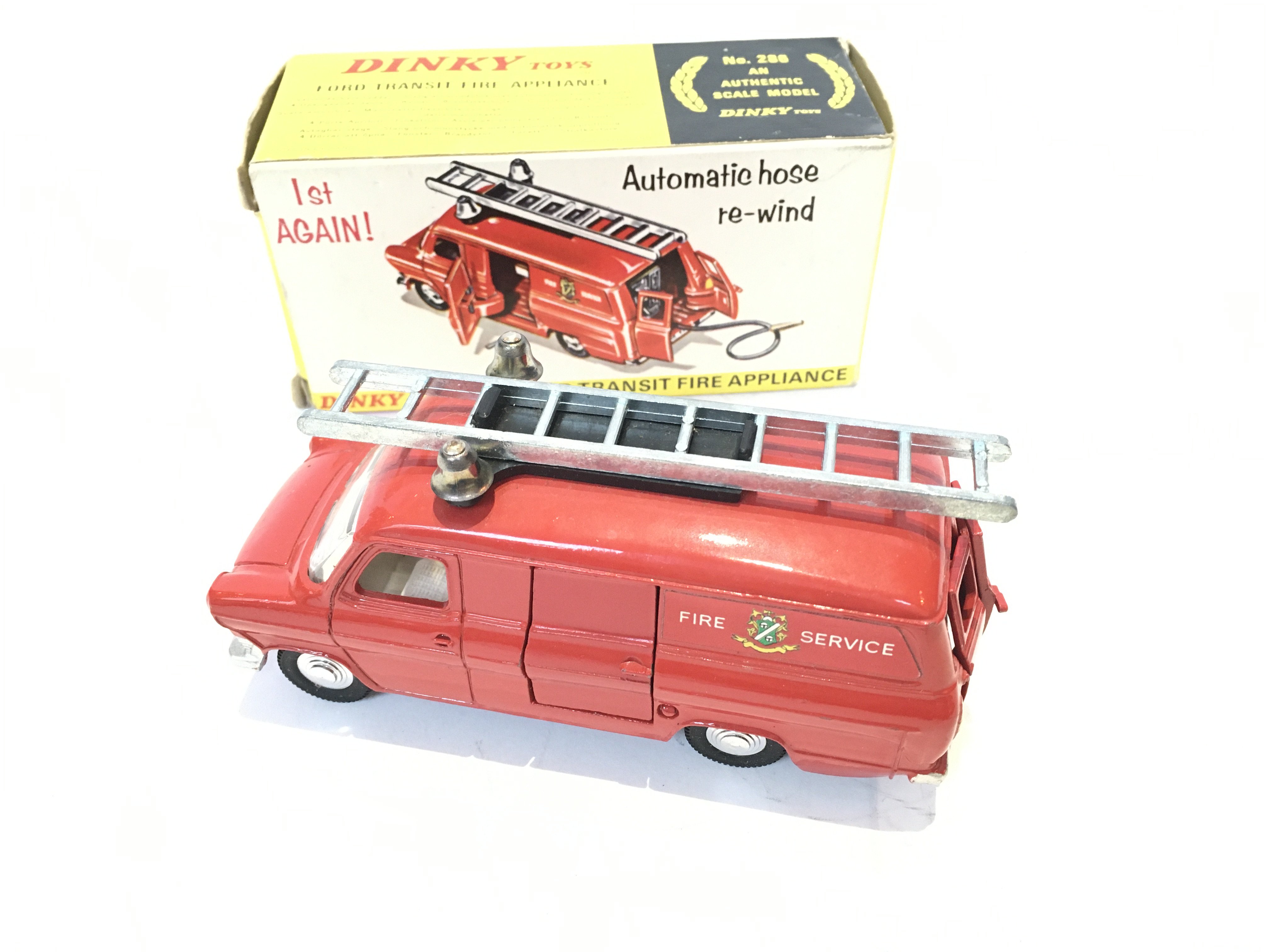 A Boxed Dinky Ford Transit Fire Appliance #286. - Image 2 of 5