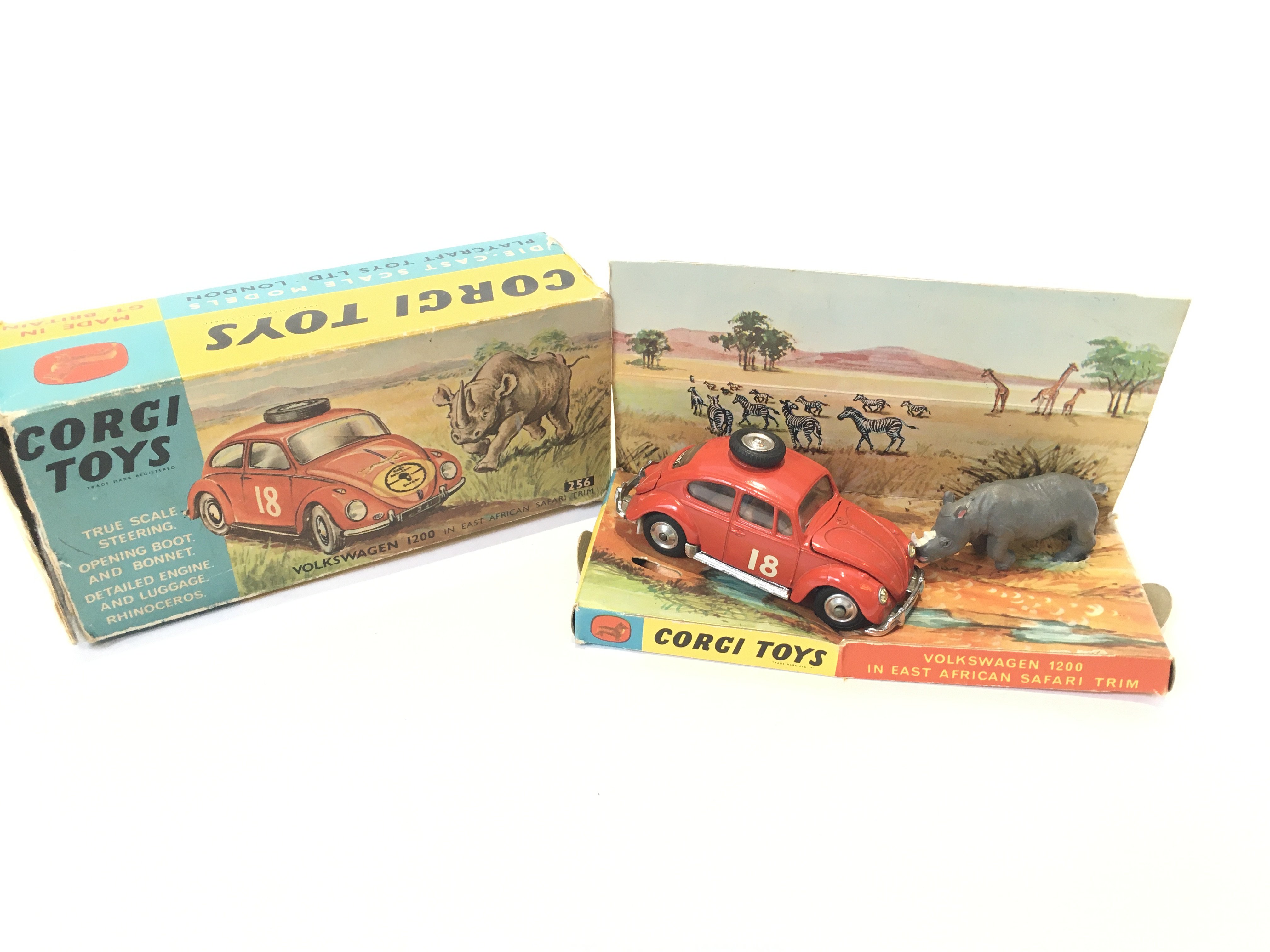 A Boxed Corgi Volkswagen 1200 In East African Safa