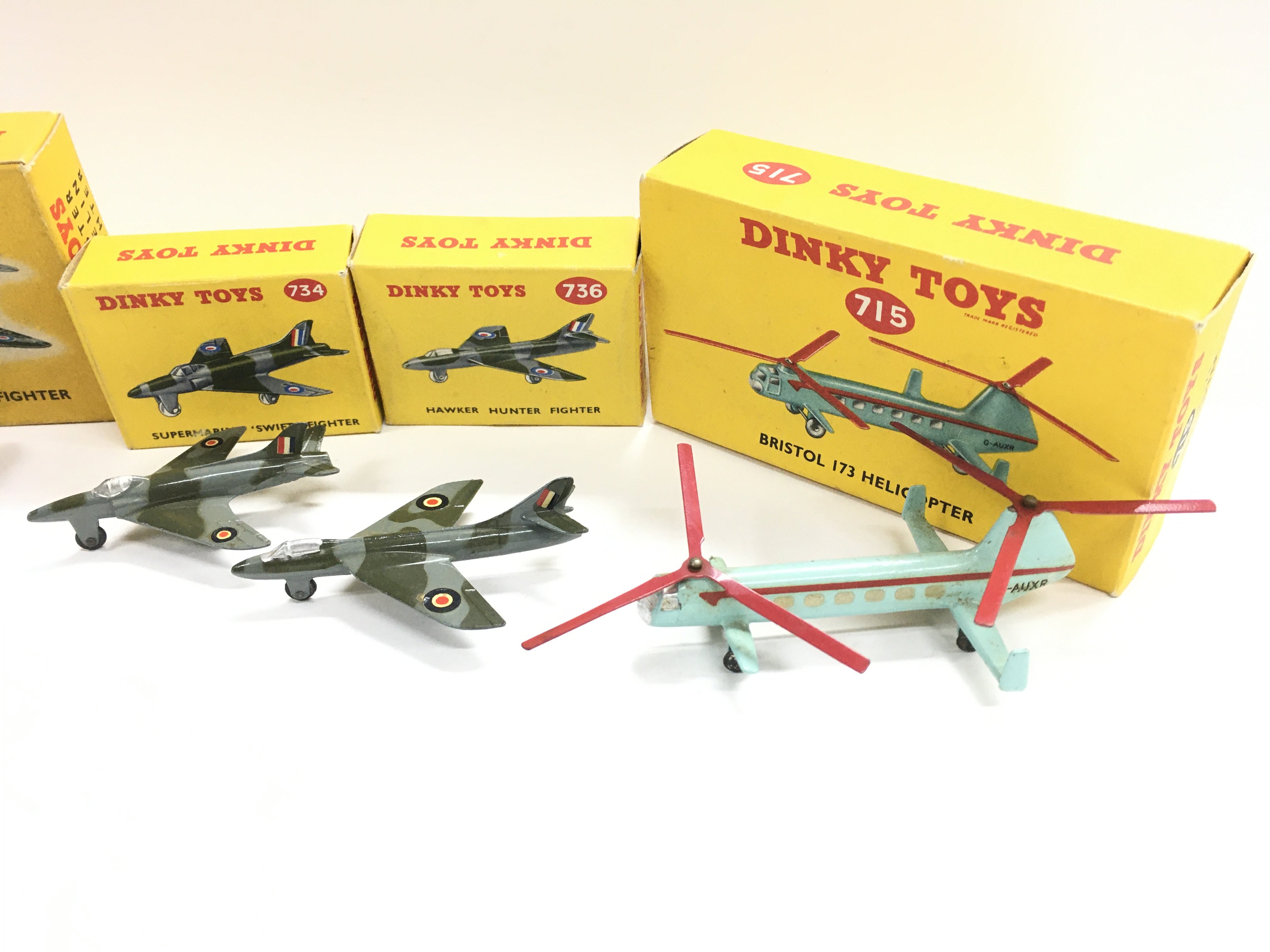 5 X Boxed Dinky Aircraft Including 2 X Hawker Hunt - Image 3 of 3