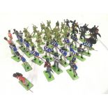 A Collection of Britains soldiers including Waterl