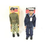 2 X Boxed Action Man 40th. A Soldier and Sailor.