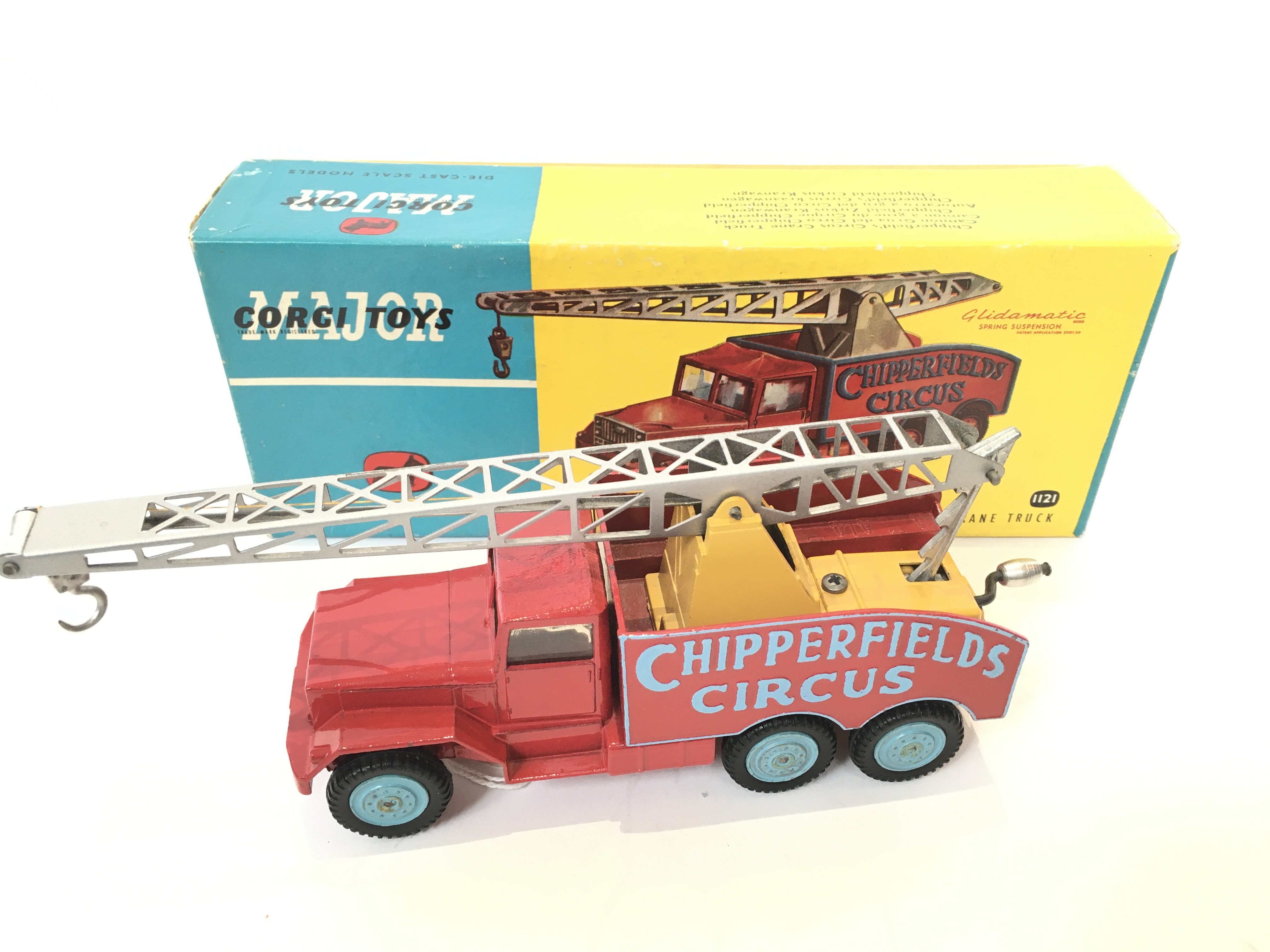 A Boxed Corgi Chipperfeilds Circus Crane Truck #11