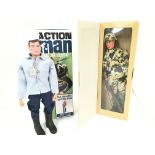 2 X Boxed Action Man 40th. A Action Sailor and German Fallschirmjager.