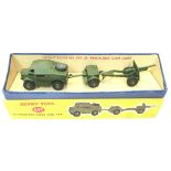 A Boxed Dinky 25-Pounder Field Gun Set #697.