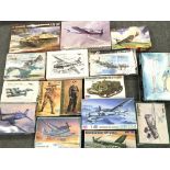 A Collection of Various Model Kits Including Figur