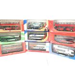 A Collection of boxed Creative Master Buses.
