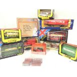 A Collection of Boxed Die-Cast Buses etc. and a Bi