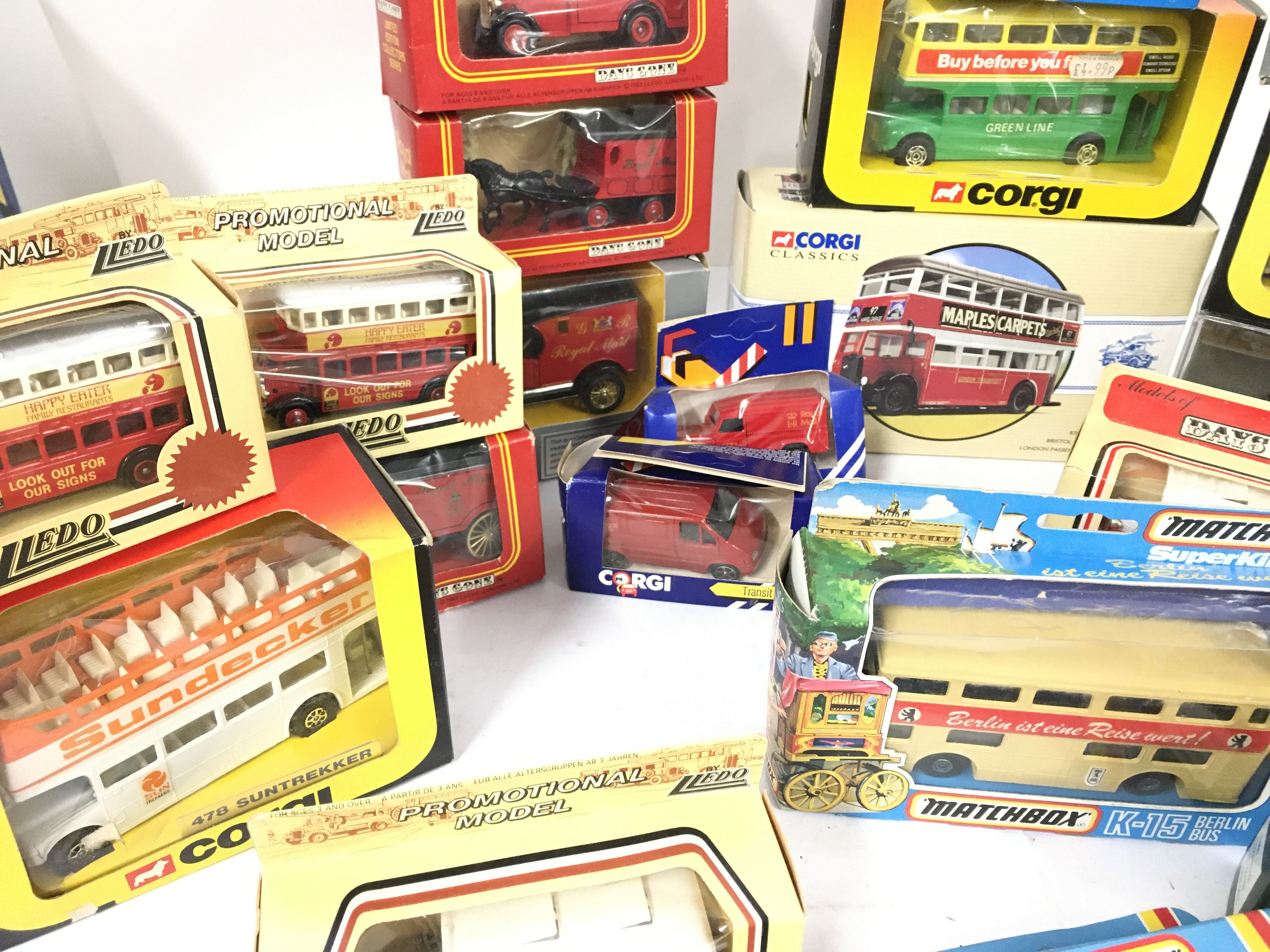 A Collection of Boxed Die-Cast Buses and Vans etc. - Image 2 of 5