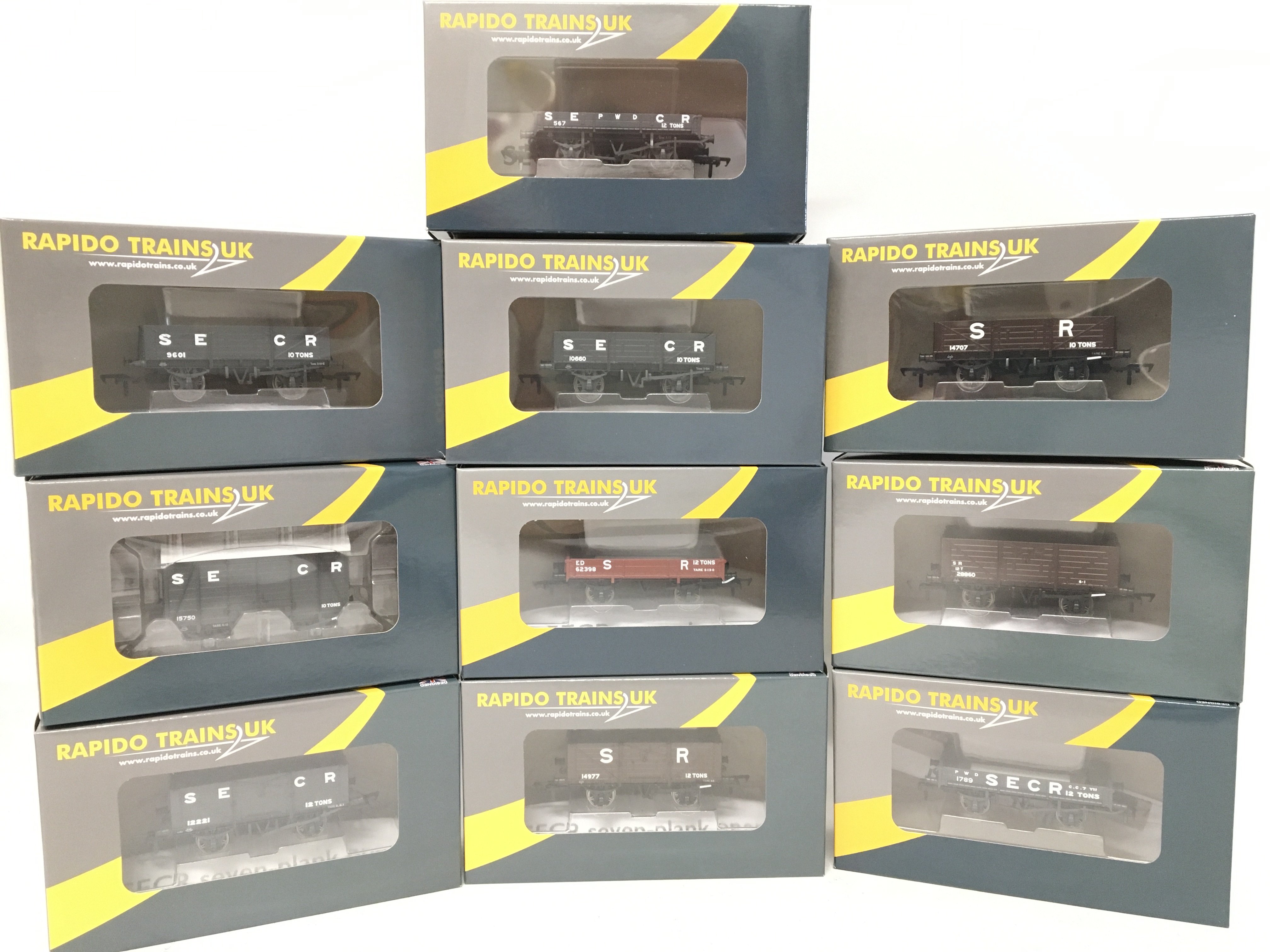 A Collection of Rapido Trains UK Boxed 00 Gauge Wa