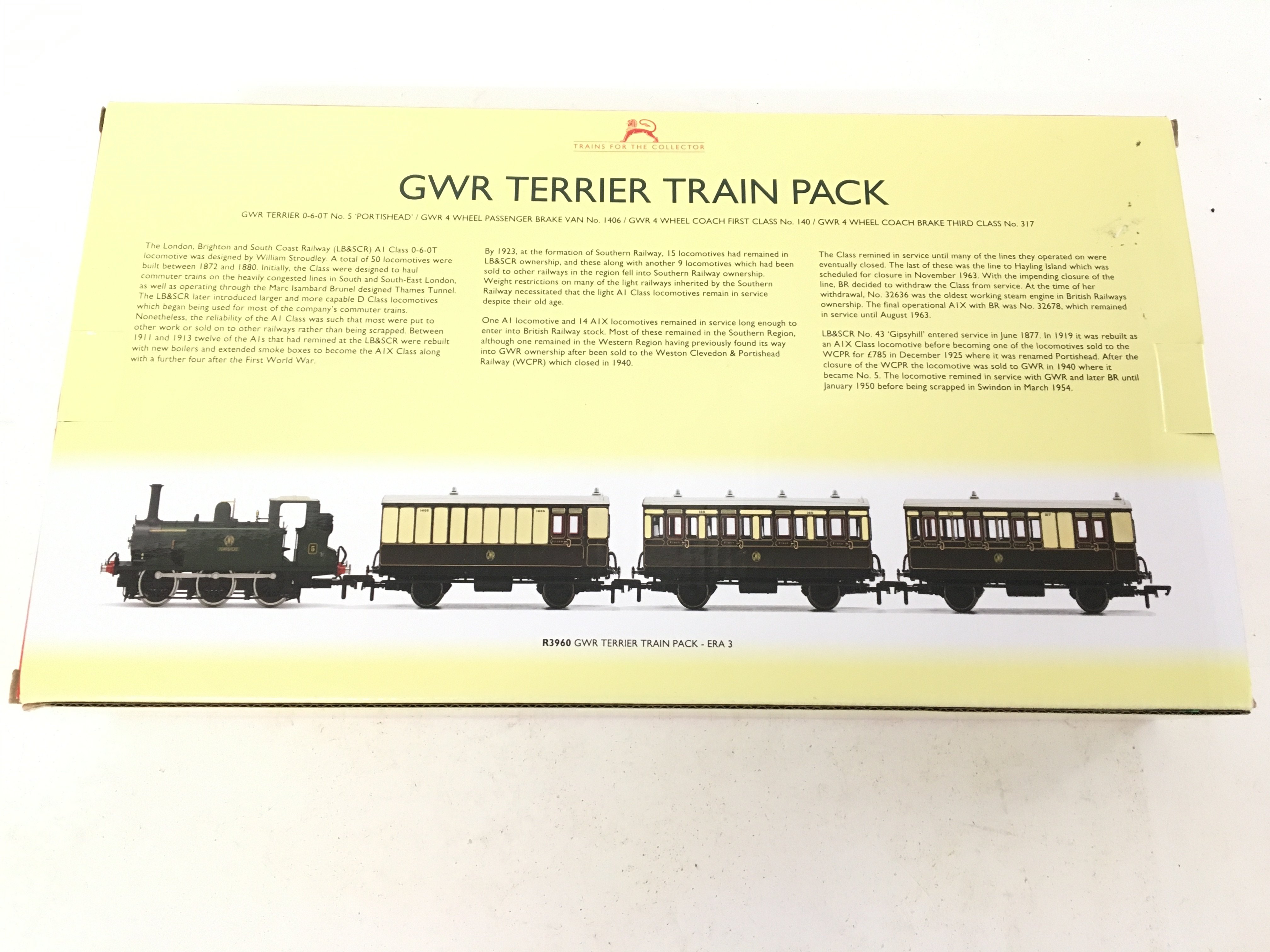 A Boxed Hornby 00 Gauge GWR Terrier Train Pack #R. - Image 2 of 2