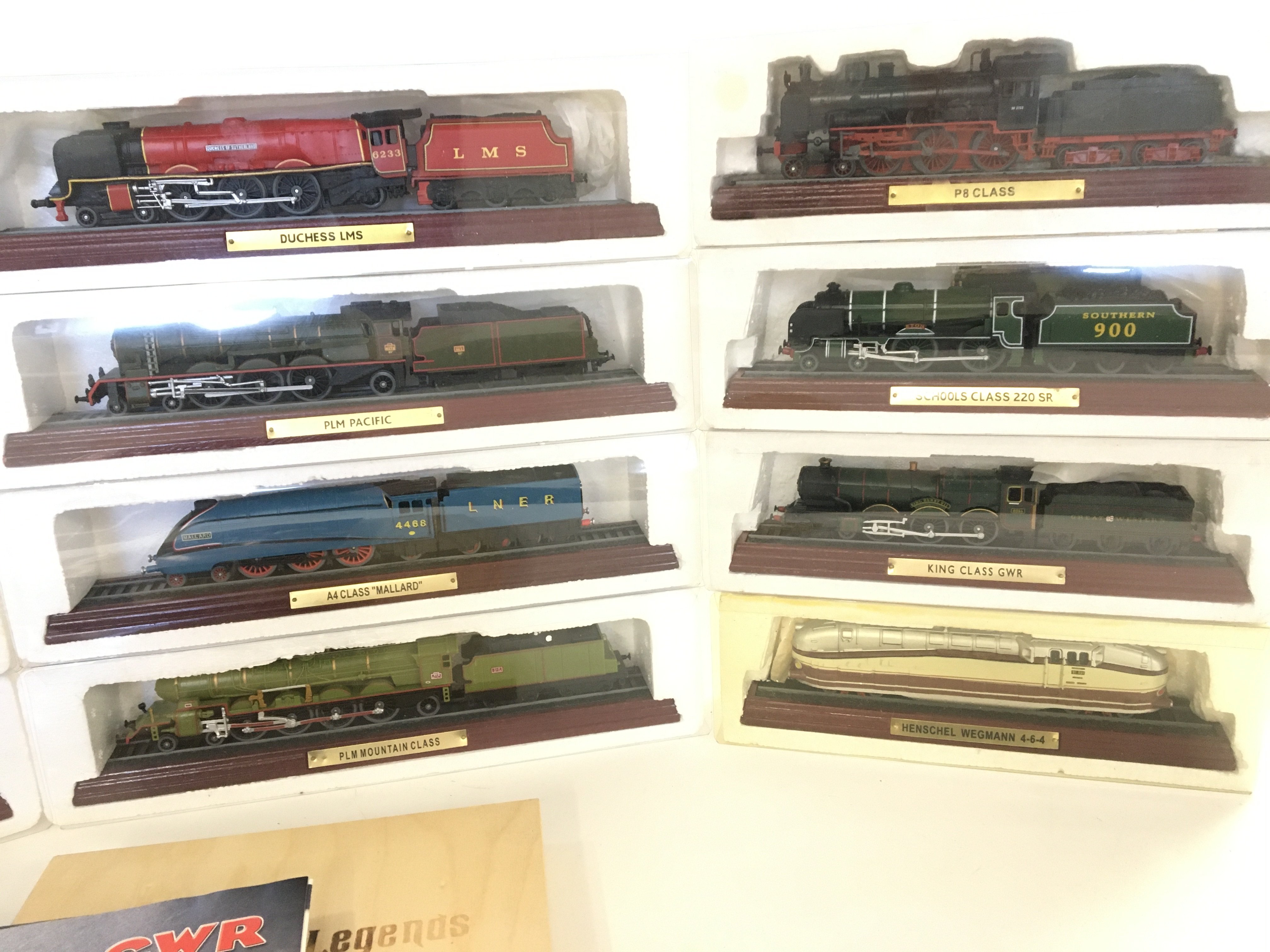 A Box Containing Atlas Editions model Trains. - Image 3 of 3