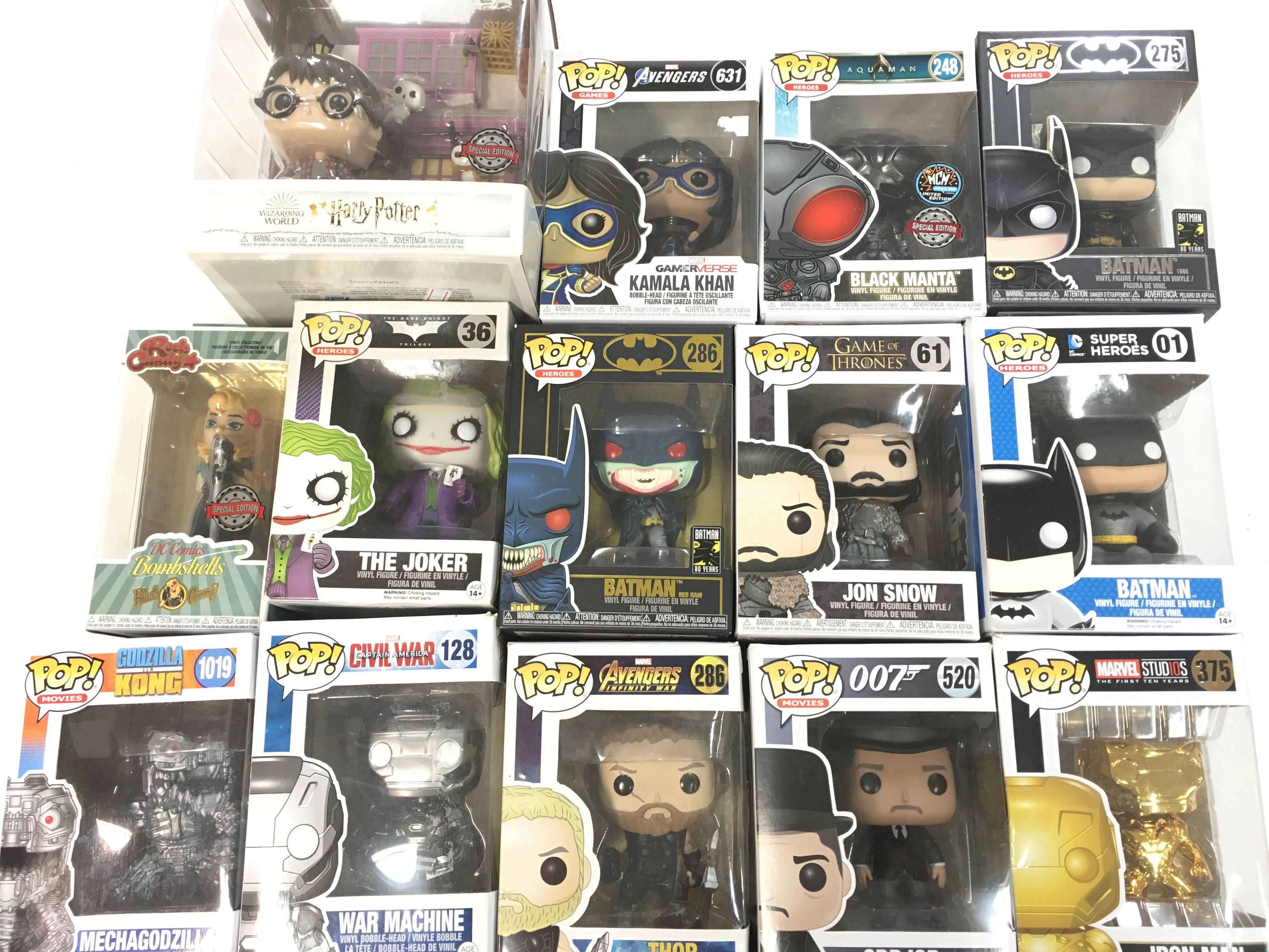 A Collection of Funko Pop Figures