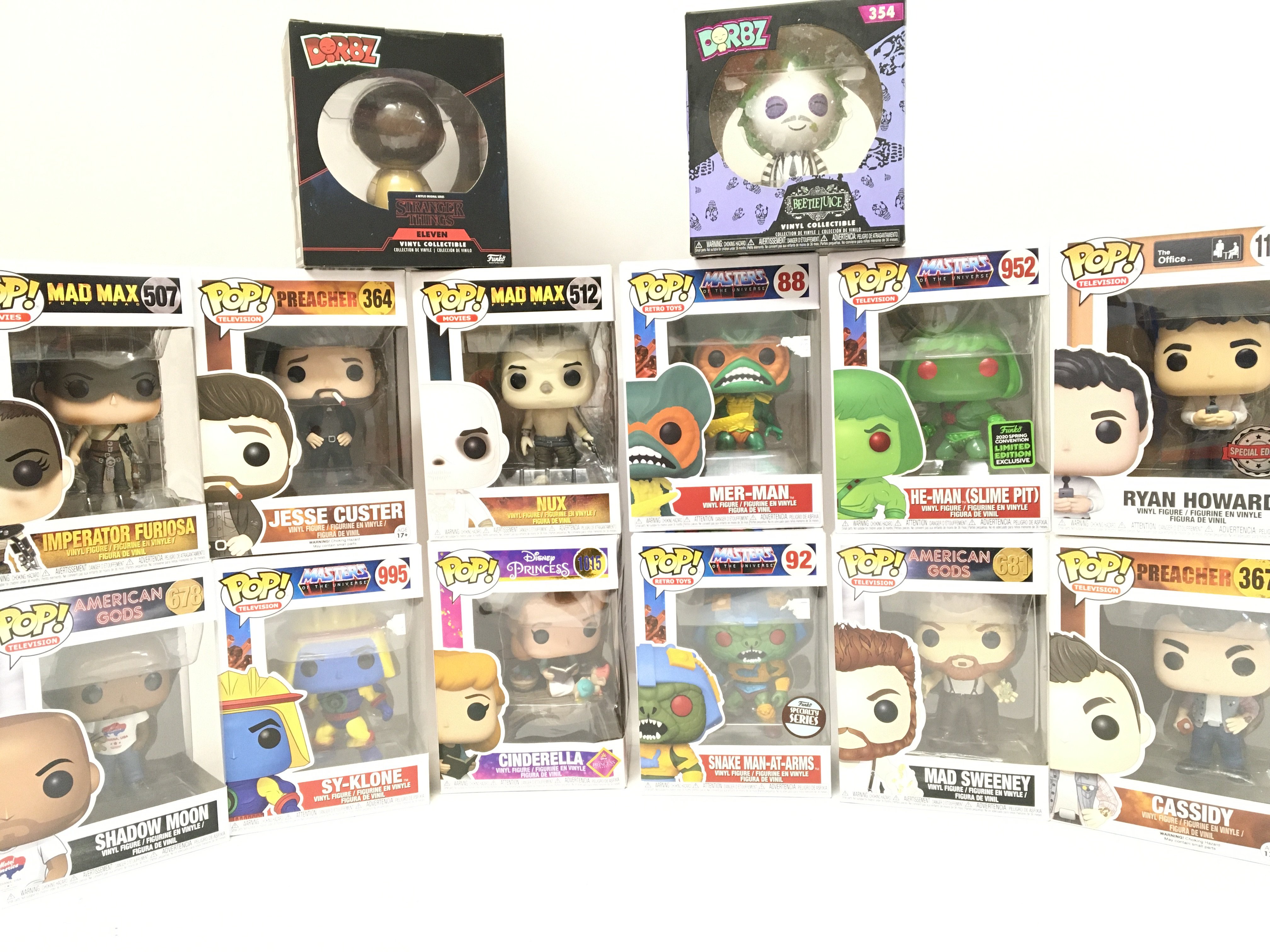 A Box Containing a Collection of Funko pop Figures