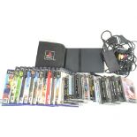 A PlayStation 2 Slim and a Collection of PlayStati