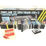 A Boxed Sinclair ZX Spectrum 128+3 and a Collectio