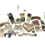 A collection of assorted play sets and accessories