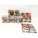 Simpsons pop figures and other figures.