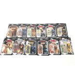 Collection of various carded Star Wars figures inc