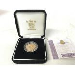 Queen Elizabeth Guernsey Gold Proof twenty five po