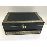 A Mele jewellery box, approx 32cm x 13cm x 20.5cm.