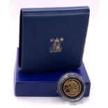 A Royal Mint cased 1979 proof full sovereign. (A)