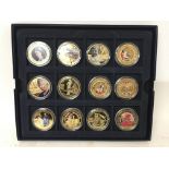 Solid Queen Elizabeth II gold coin set