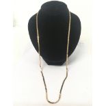 A 9ct gold necklace, 15.7g.