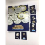 A complete set of 2019 A-Z 10p coins plus a rare C