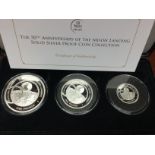 3 silver coin set, jubilee mint, 50th anniversary