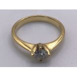 An 18ct Gold Dimond Solitaire. 1/3 Carat. Approx 2