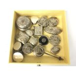 Hallmarked Silver pill/ trinket boxes