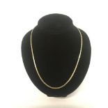 A 9ct gold necklace, 4.8g.