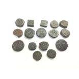 A collection of 16 Indian/Persian antiquarian coin