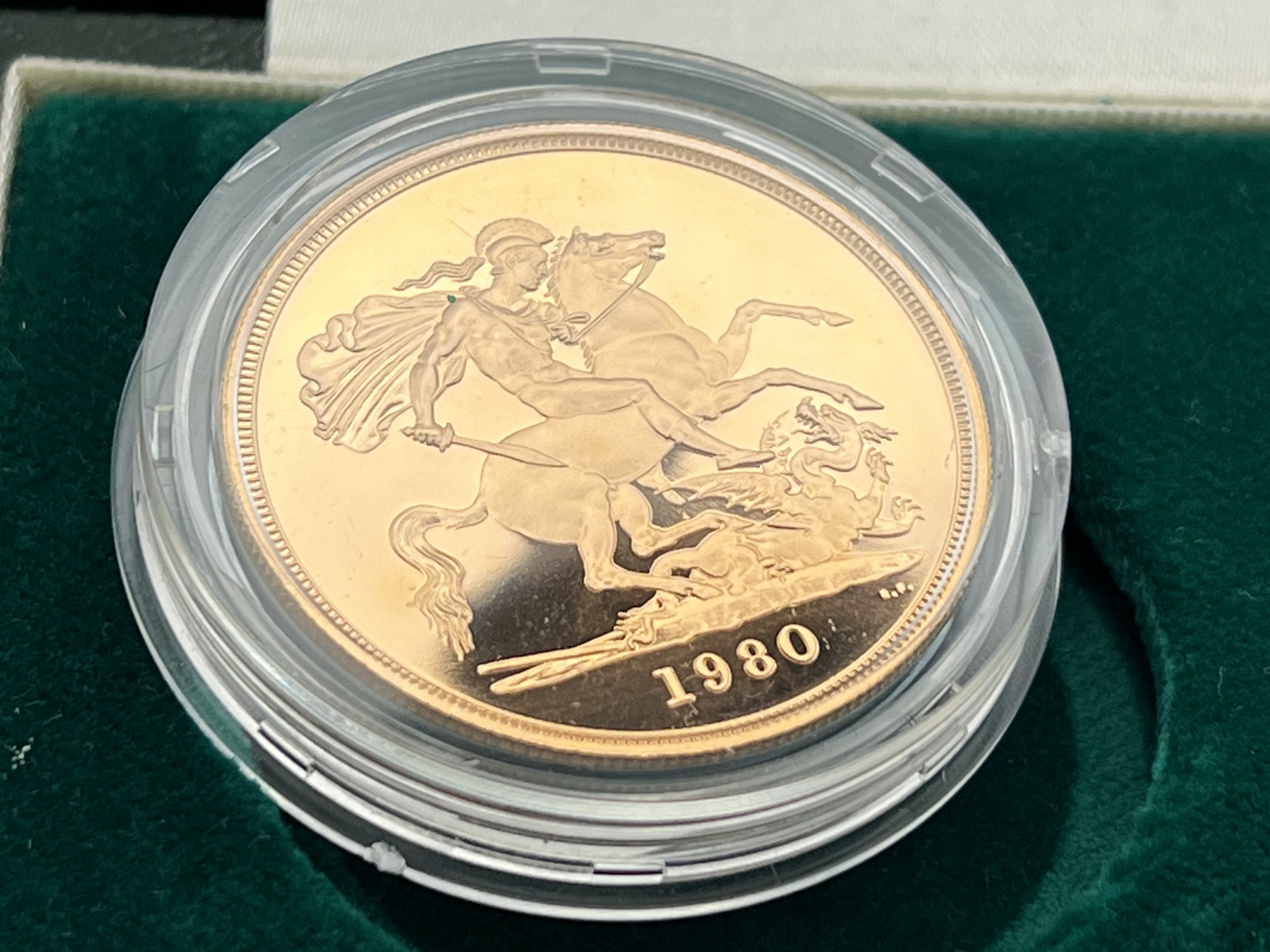 1980 Gold 4-Coin Sovereign Proof Set consists of:1 - Image 2 of 3