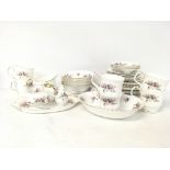Royal Albert Lavender Rose tea set including cups,