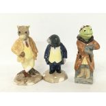 Wind in the willows figures including Ratty, Mole