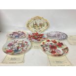 Wedgwood collectors plates including Poppies, a wi